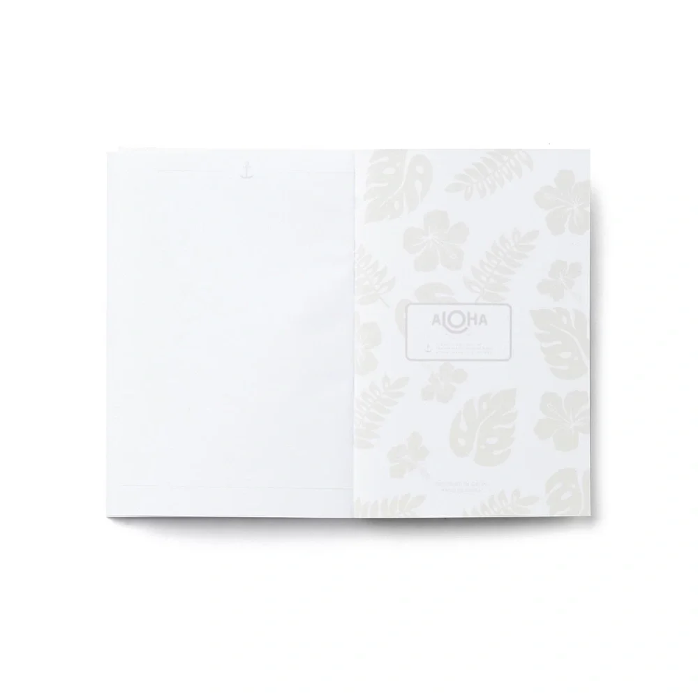 Aloha Collection Melia Notebook Low Tide Plumeria Flowers Journal 5” x 7”